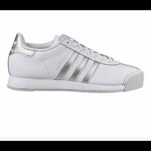 Adidas Original Samoa White Silver Stripe Sneaker